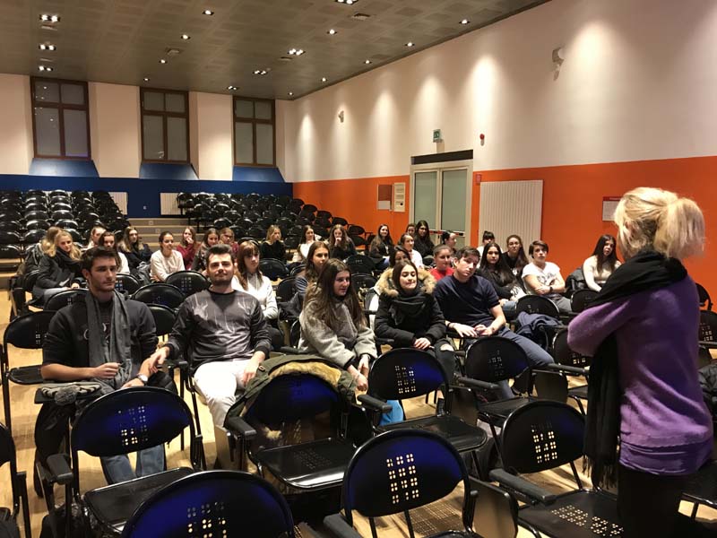  Maria-Hueber-Gymnasium und IPSCT de' Medici Bozen Workshop Start der Sprachgruppen 04.12.2017
